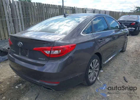 2016 Hyundai Sonata Sport z USA, uszkodzony, nr VIN 5NPE34AF0GH424329